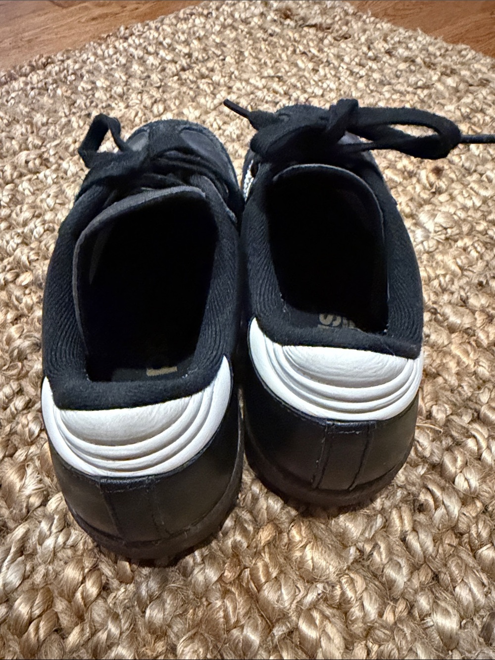 adidas Kids Samba Black with White Stripes Sneakers - Picture 3 of 4